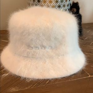 Bebe angora blend hat